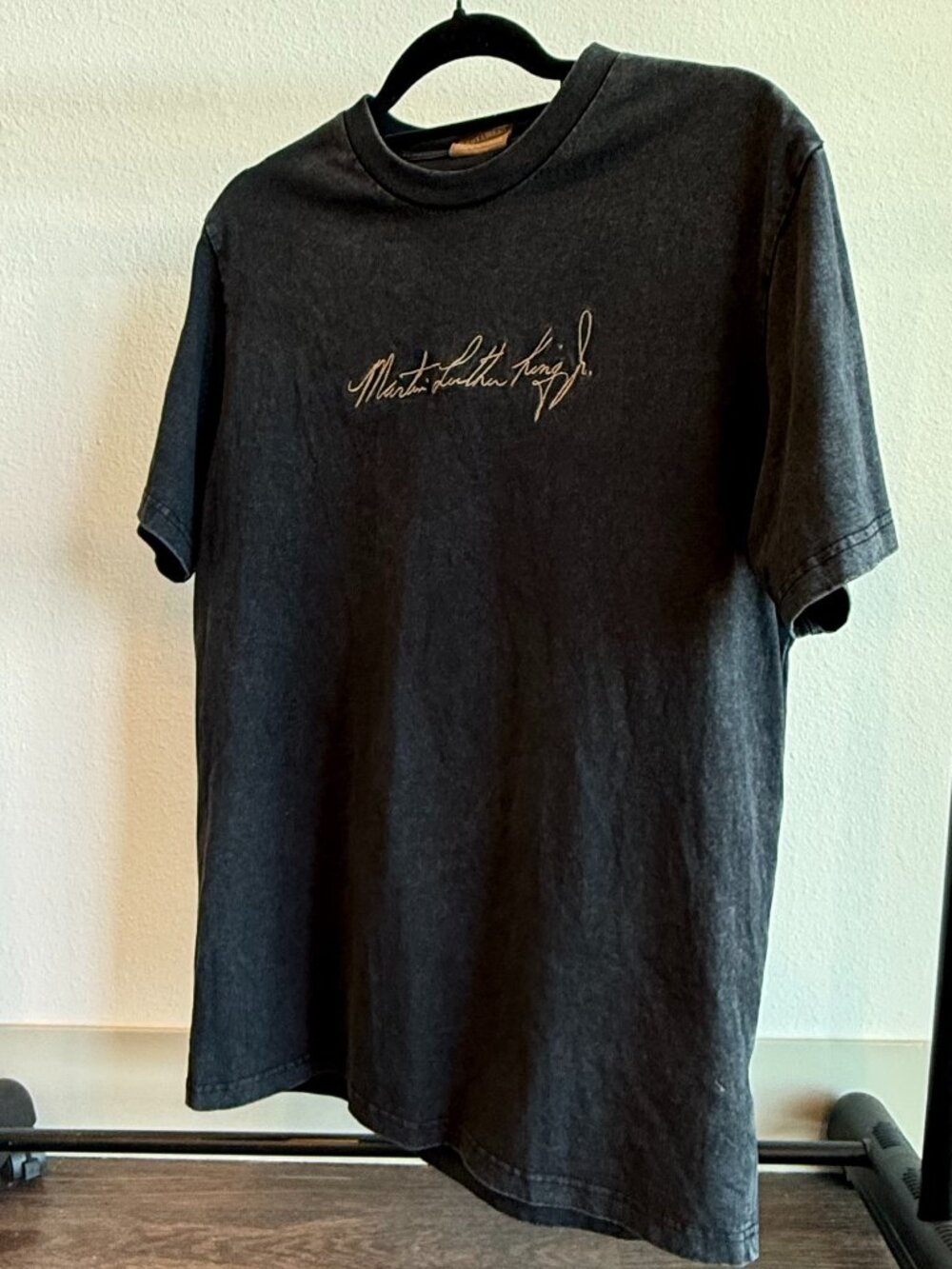 MLK Jr. "I Have A Dream" Streetwear Retro Charcoal T-Shirt
